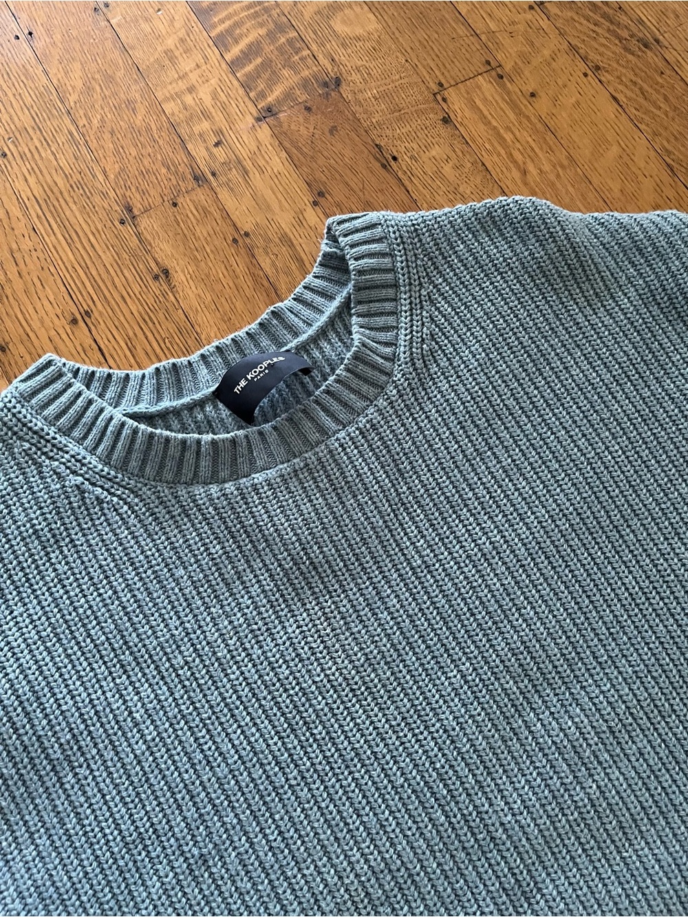 The Kooples Men's Crewneck Sweater in Sage Green